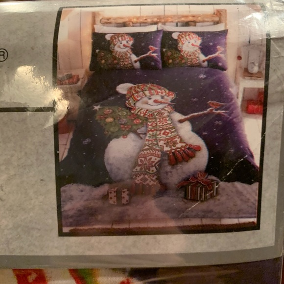 Snowman Christmas Duvet set: Size Double - Picture 4 of 4